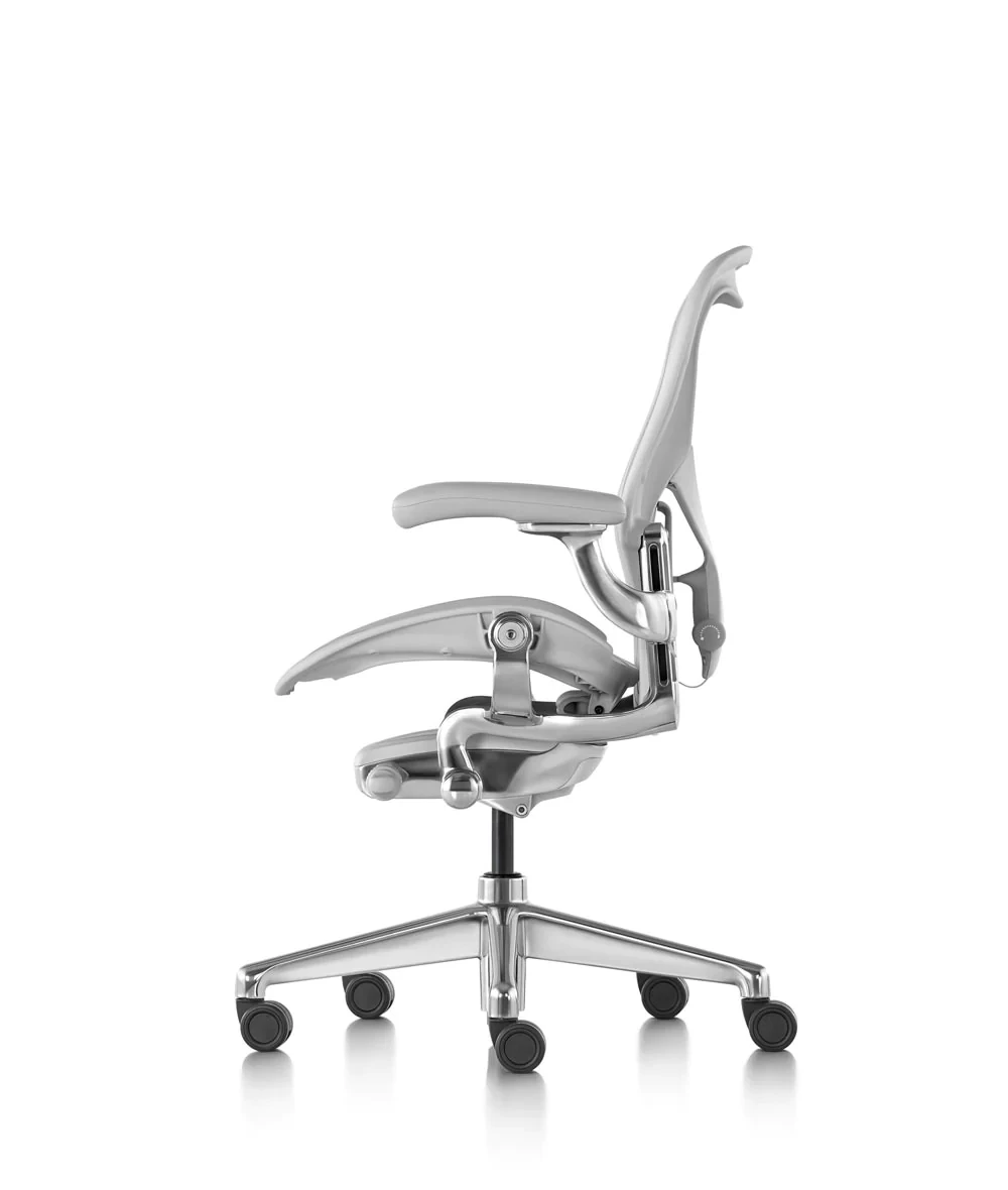 Aeron Mineral Polished Side View